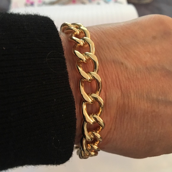 Stunning Cuban chain link bangles NWT - Picture 5 of 6